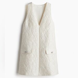 H&M Jacquard-Weave Mini Dress